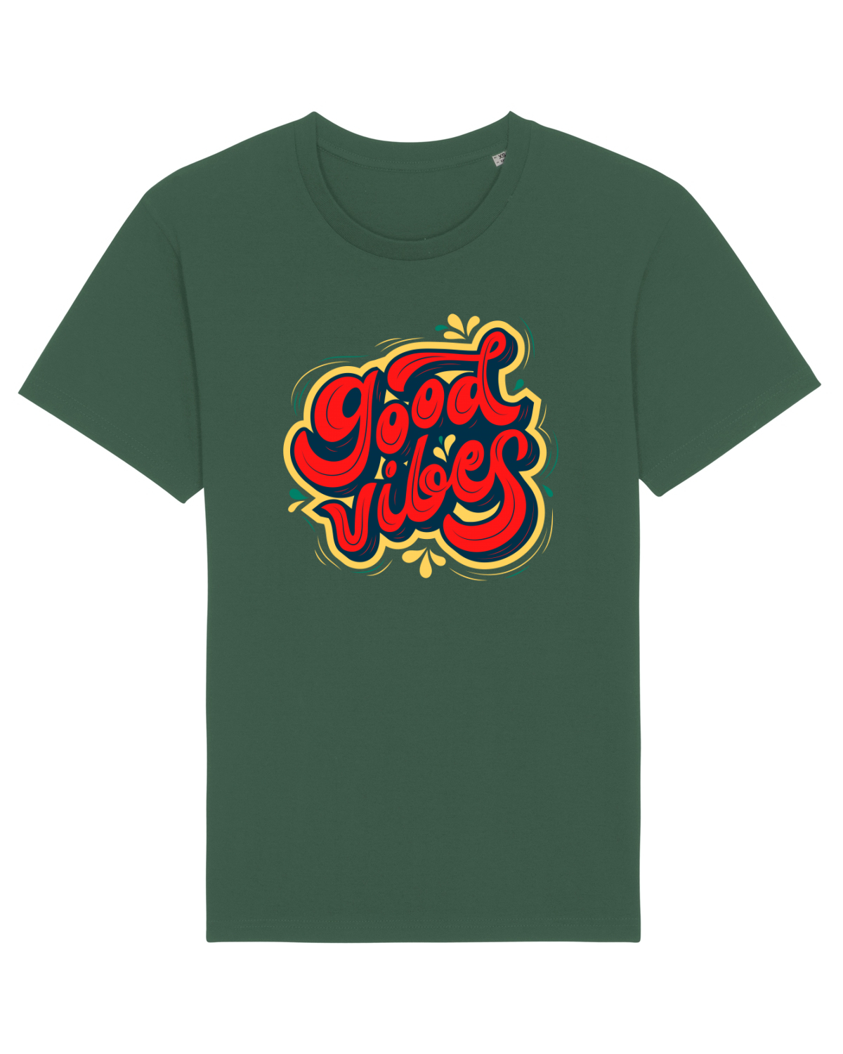 Tricou mânecă scurtă Unisex Rocker Bottle Green