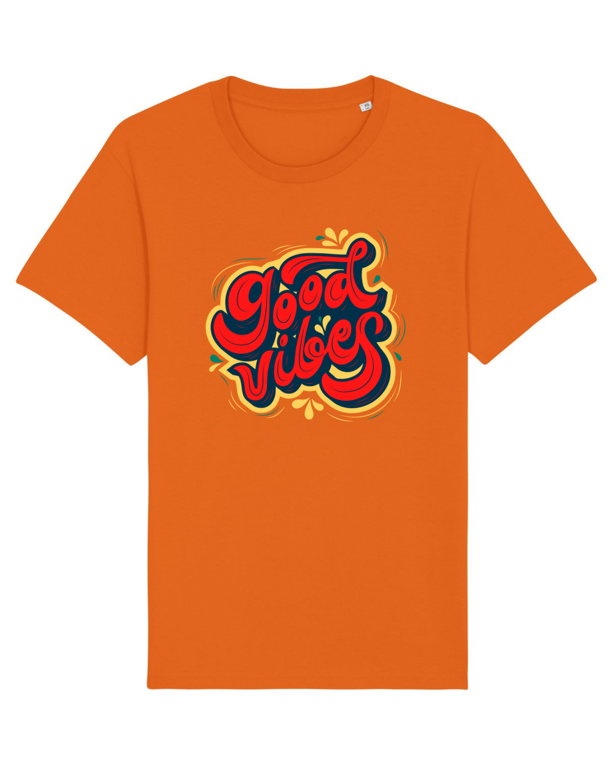 Tricou mânecă scurtă Unisex Rocker Bright Orange