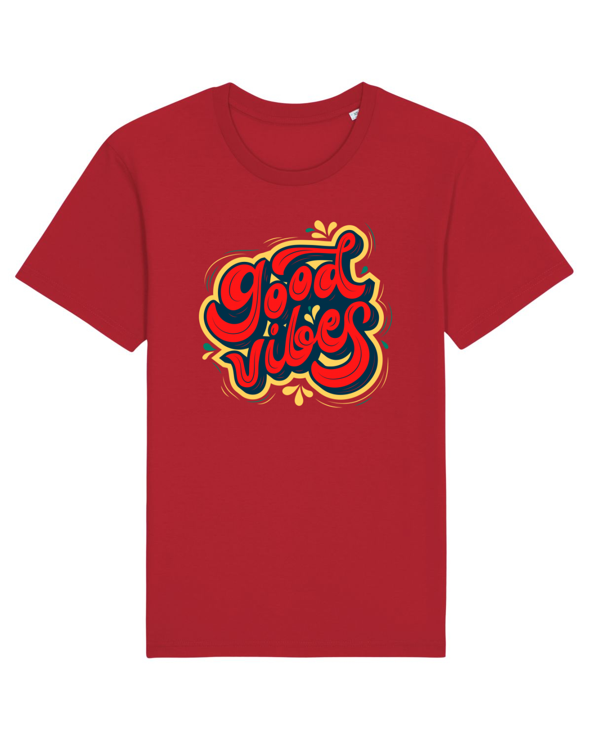 Tricou mânecă scurtă Unisex Rocker Red