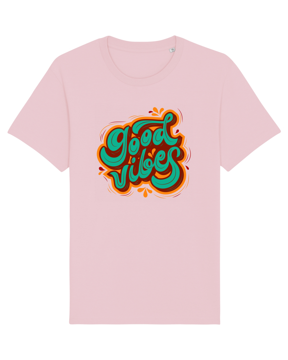 Tricou mânecă scurtă Unisex Rocker Cotton Pink