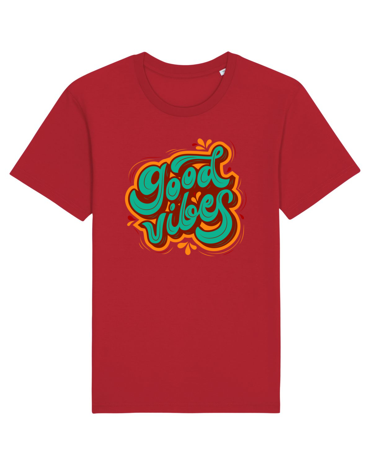 Tricou mânecă scurtă Unisex Rocker Red