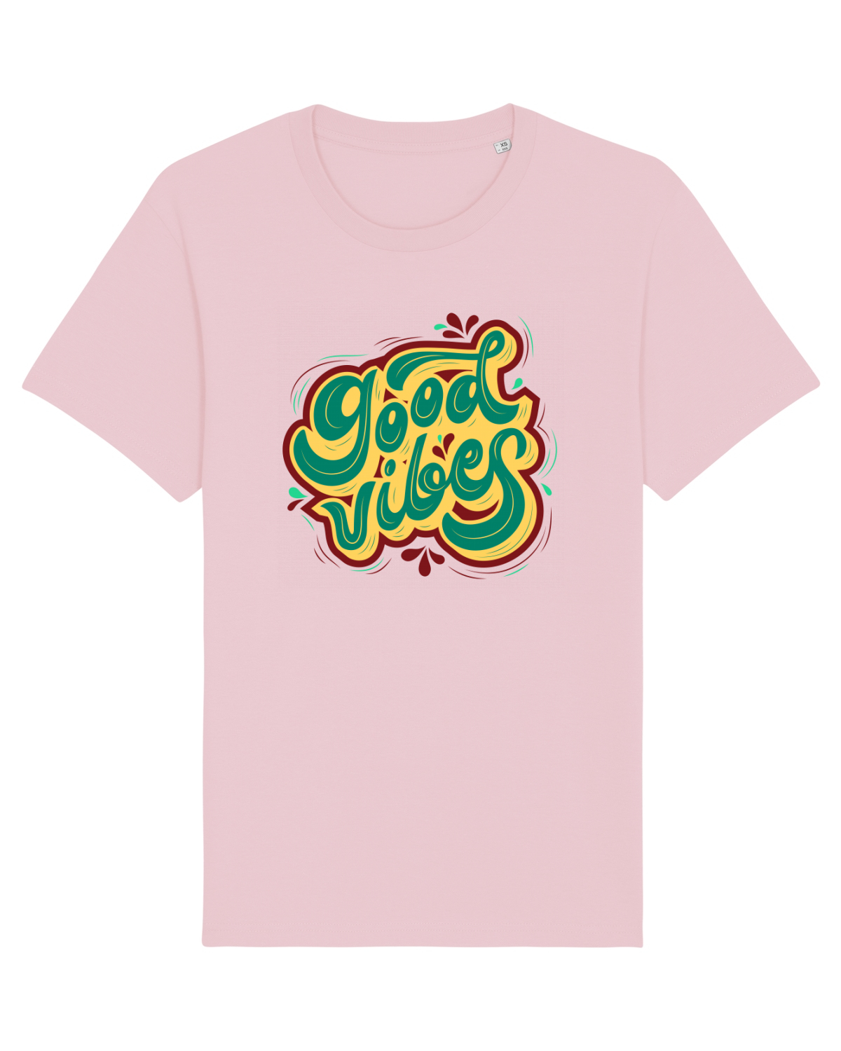 Tricou mânecă scurtă Unisex Rocker Cotton Pink