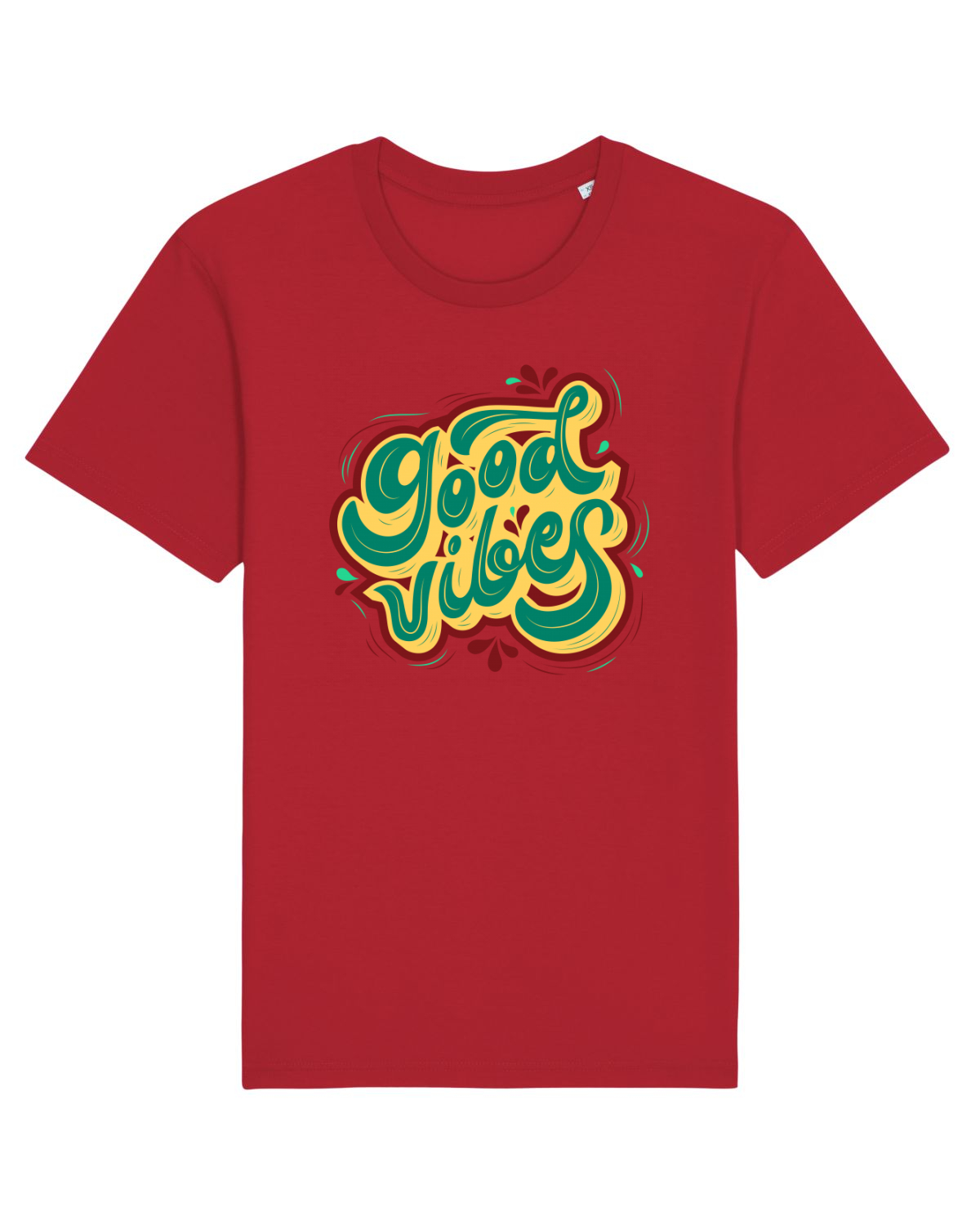 Tricou mânecă scurtă Unisex Rocker Red