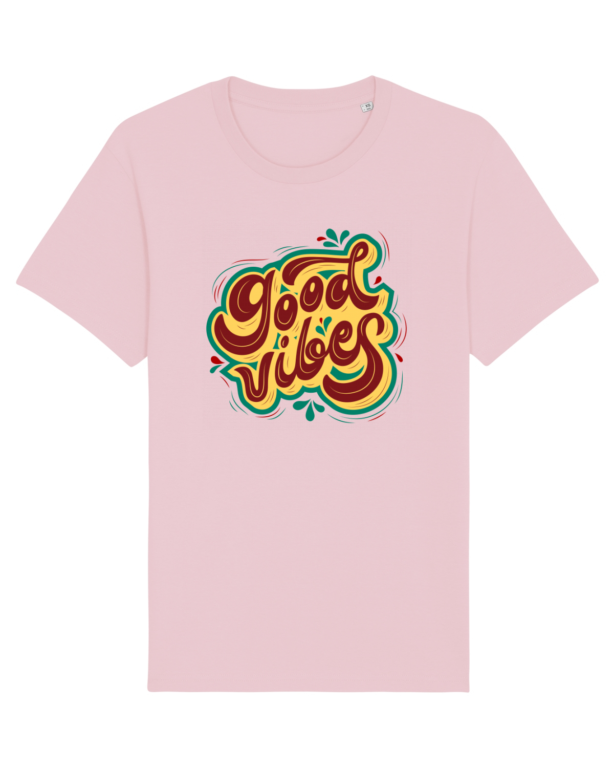 Tricou mânecă scurtă Unisex Rocker Cotton Pink