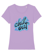 Chill Out Tricou mânecă scurtă guler larg fitted Damă Expresser