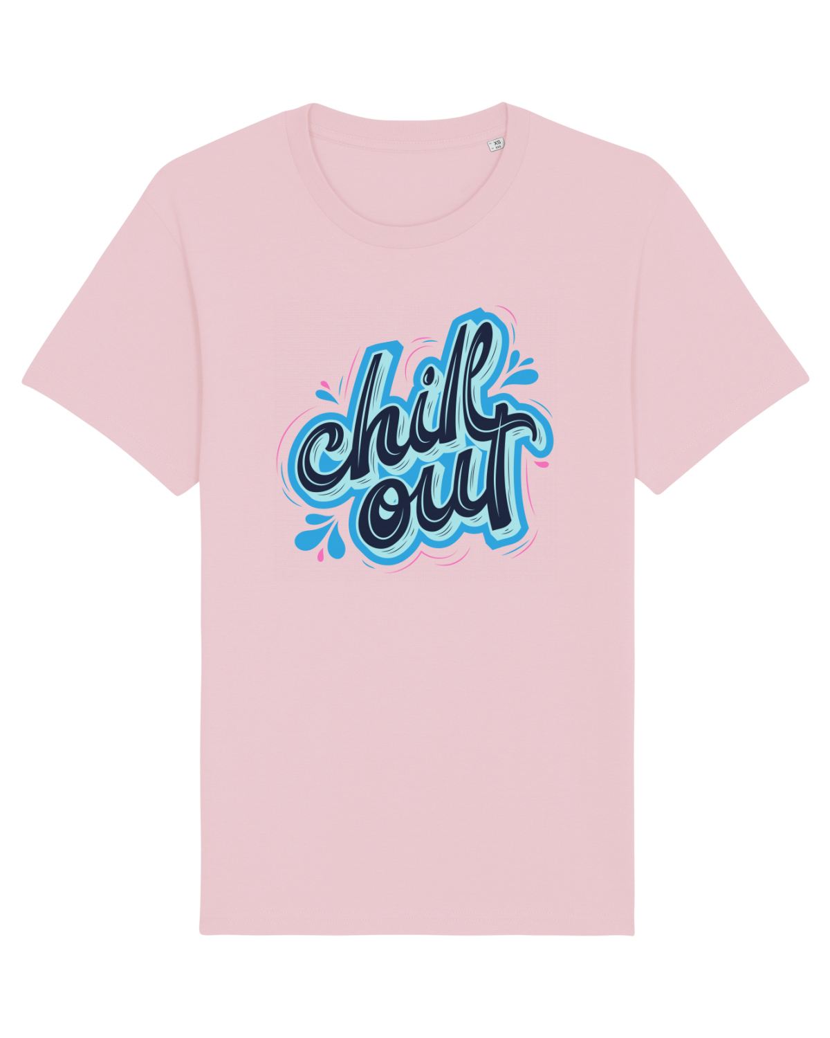 Tricou mânecă scurtă Unisex Rocker Cotton Pink