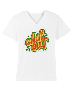 Chill Out Tricou mânecă scurtă guler V Bărbat Presenter