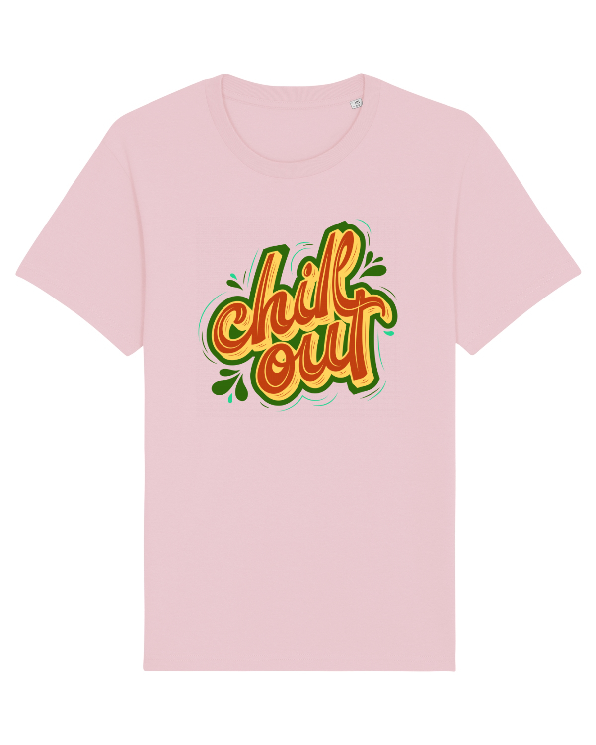 Tricou mânecă scurtă Unisex Rocker Cotton Pink
