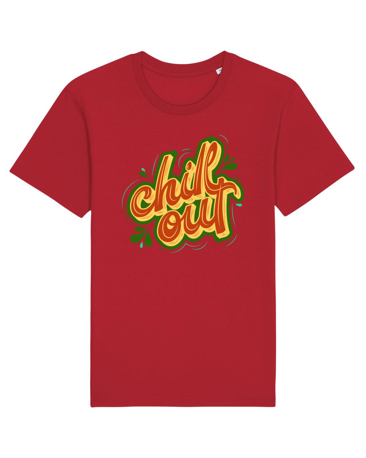 Tricou mânecă scurtă Unisex Rocker Red