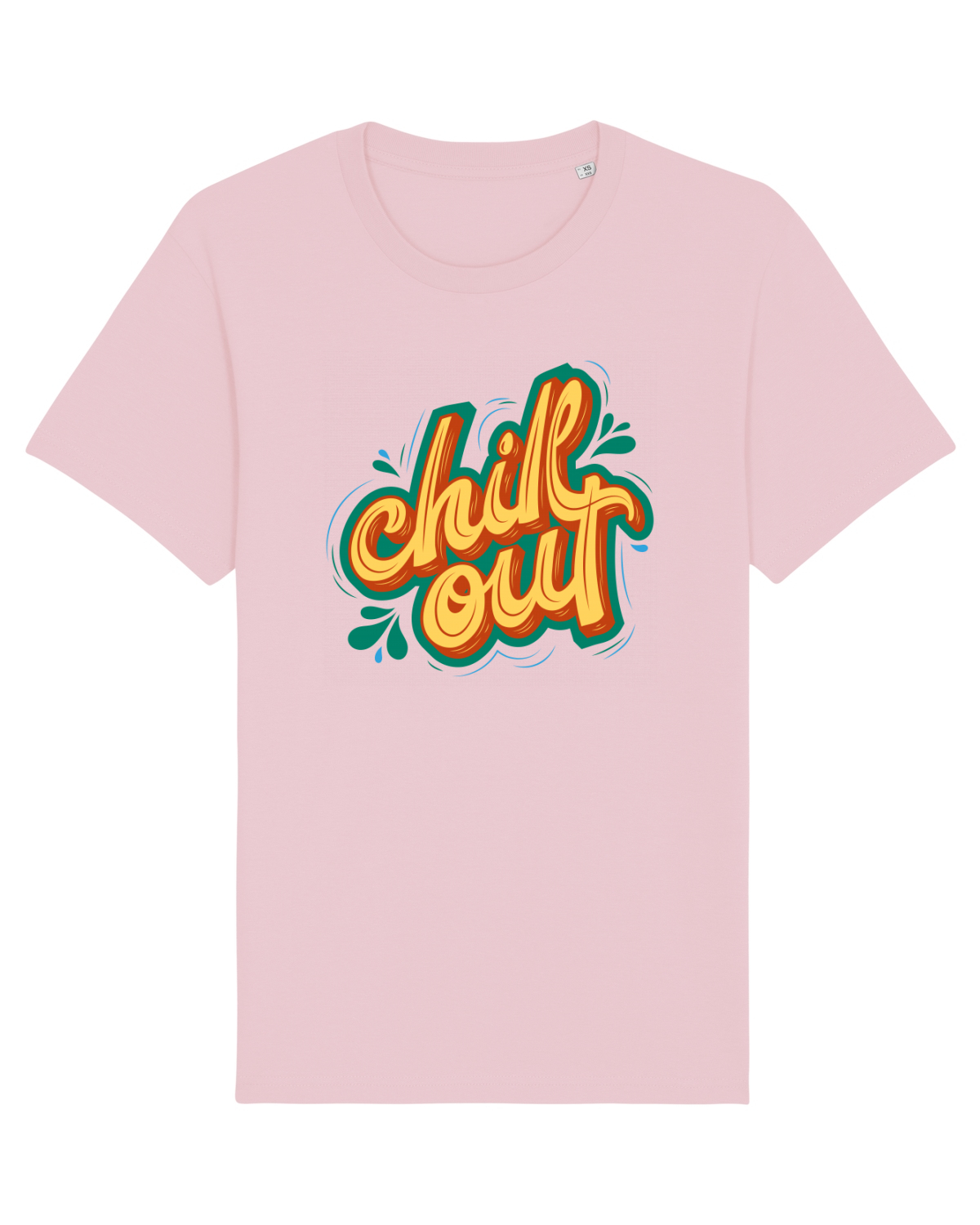 Tricou mânecă scurtă Unisex Rocker Cotton Pink