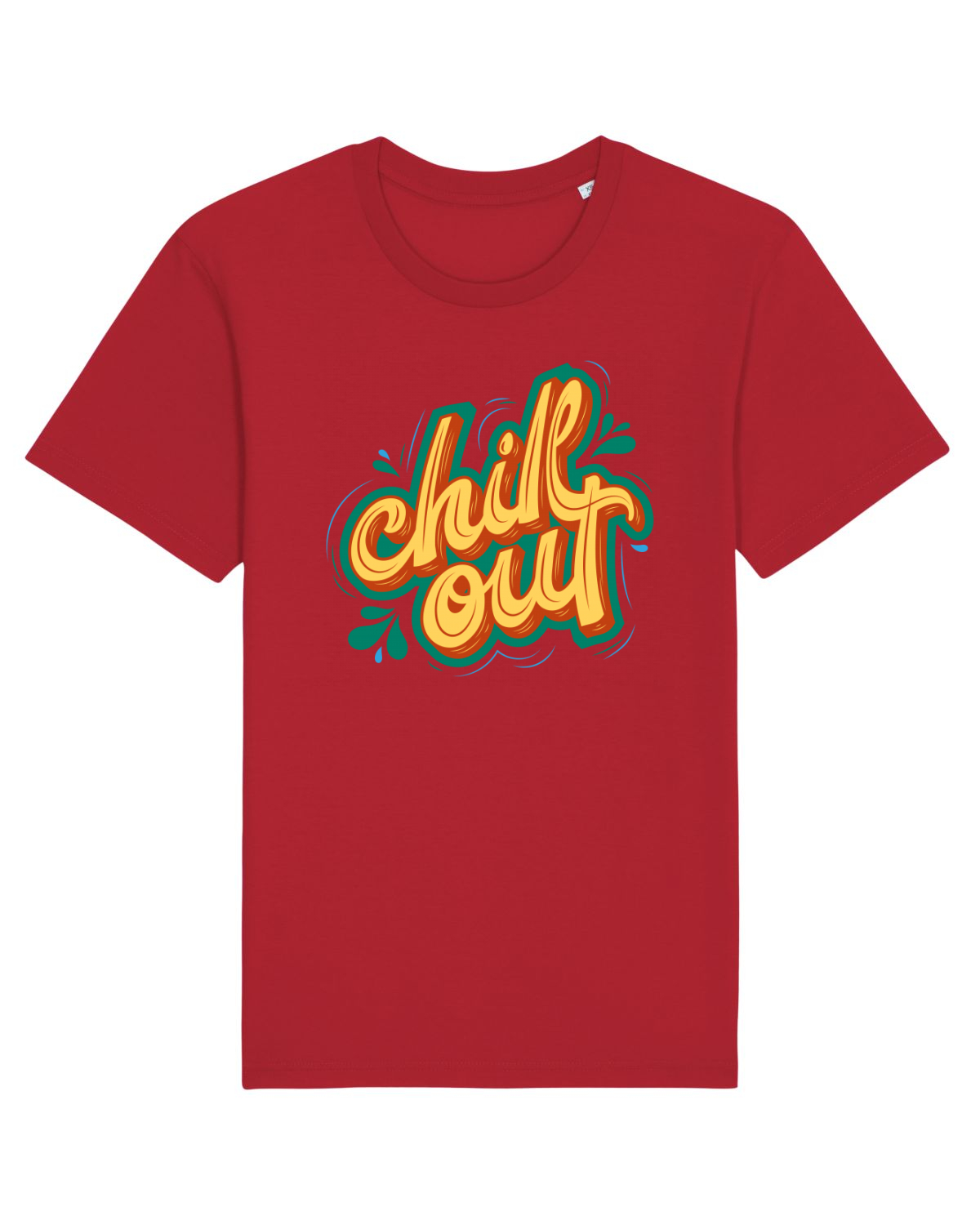 Tricou mânecă scurtă Unisex Rocker Red