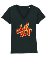 Chill Out Tricou mânecă scurtă guler V Damă Evoker
