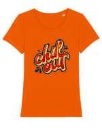 Chill Out Tricou mânecă scurtă guler larg fitted Damă Expresser