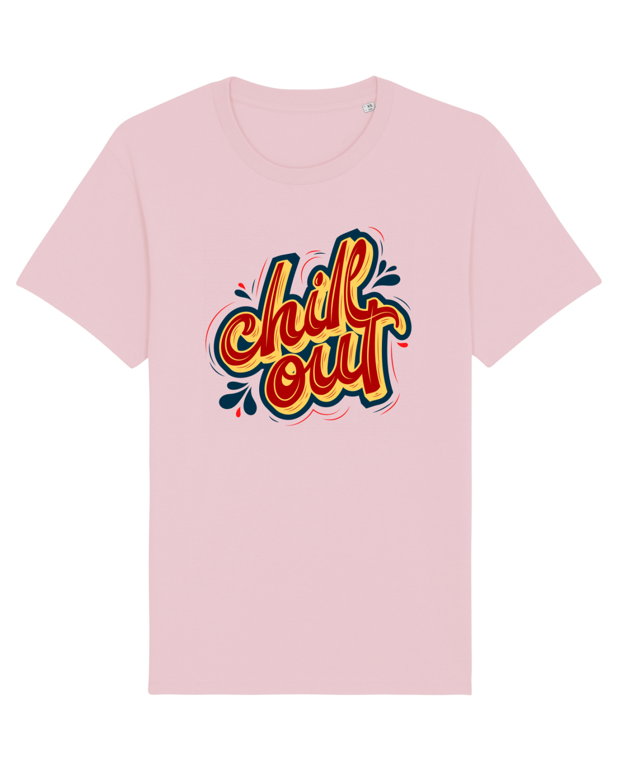 Tricou mânecă scurtă Unisex Rocker Cotton Pink