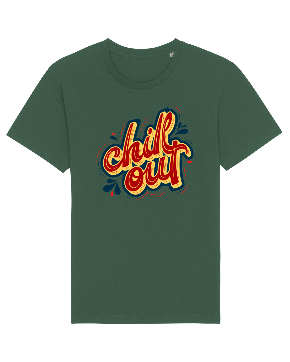 Tricou mânecă scurtă Unisex Rocker Bottle Green