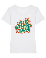 Chill Out Tricou mânecă scurtă guler larg fitted Damă Expresser