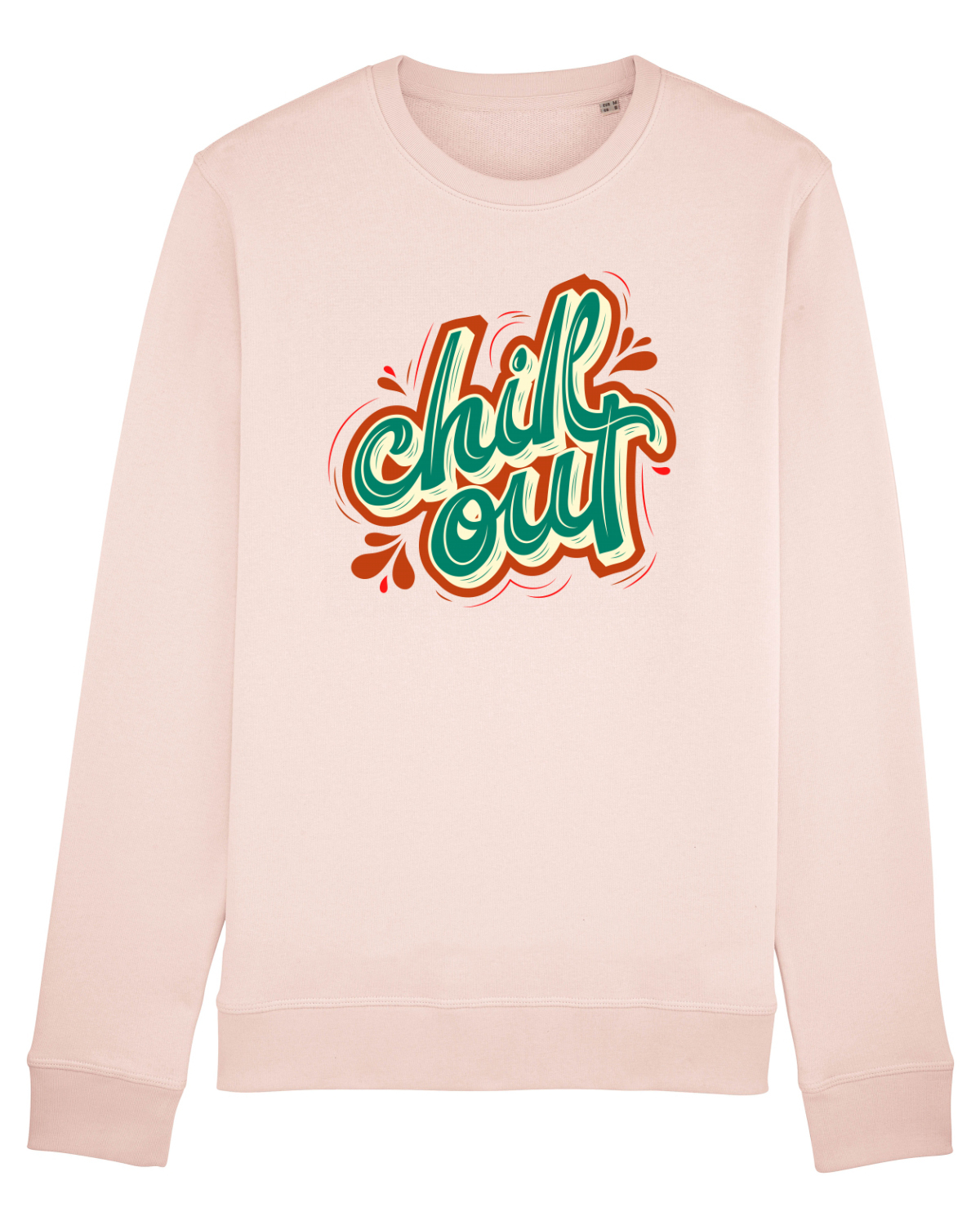 Bluză mânecă lungă Unisex Rise Candy Pink