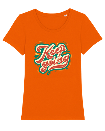 Keep Going Bright Orange