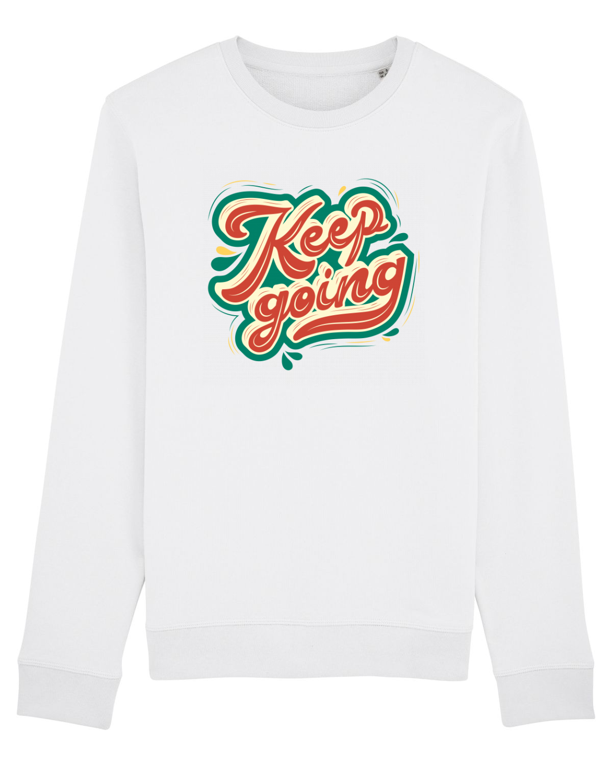 Bluză mânecă lungă Unisex Rise White