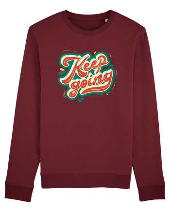 Keep Going Burgundy