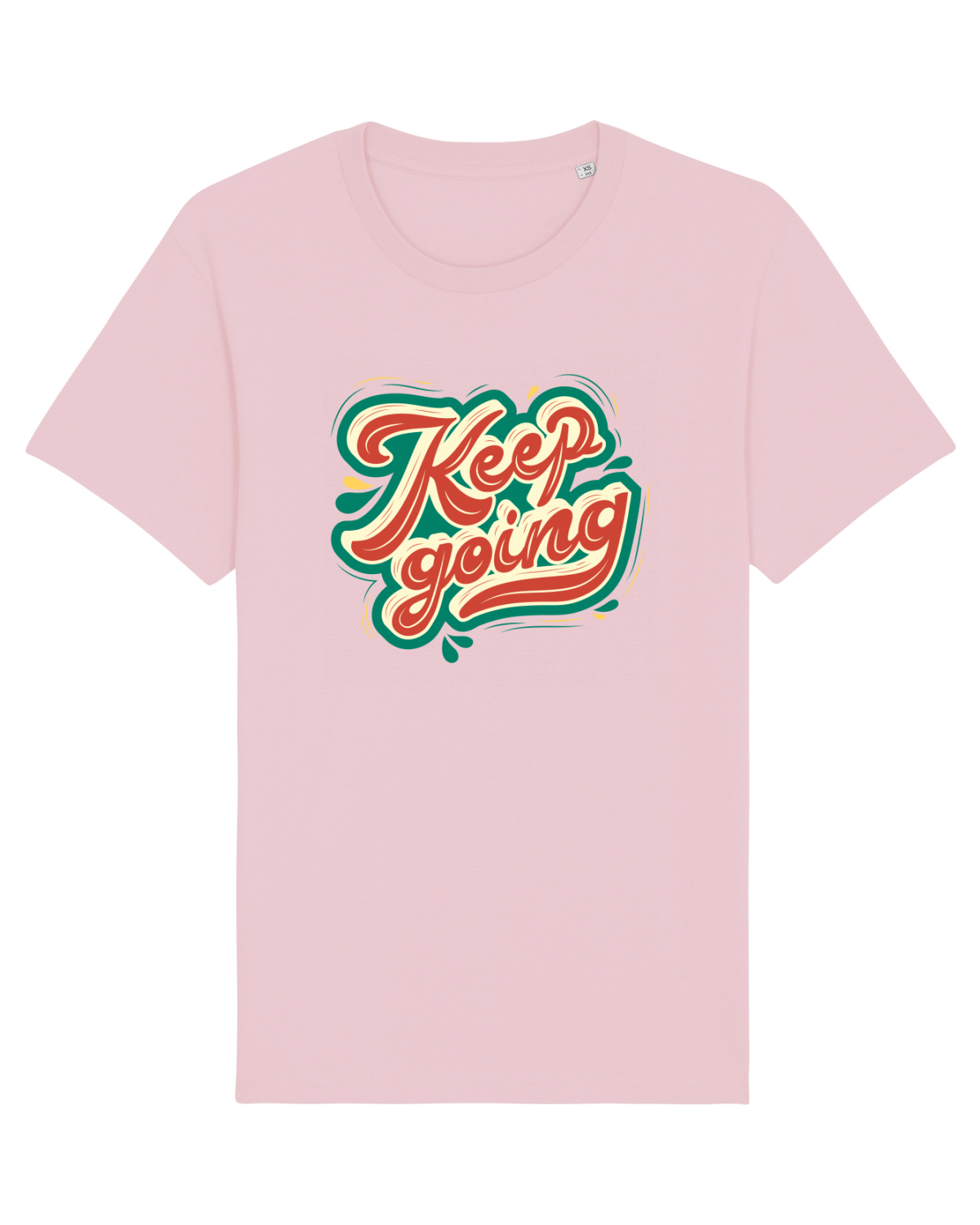 Tricou mânecă scurtă Unisex Rocker Cotton Pink