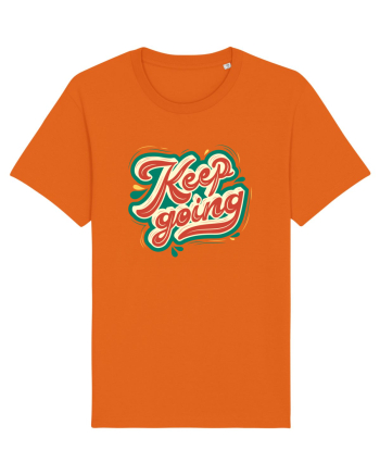 Keep Going Bright Orange