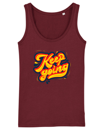 Keep Going Burgundy