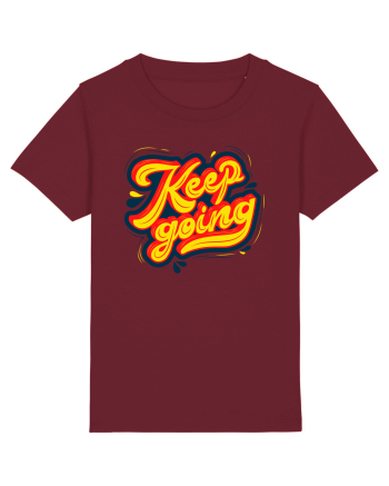 Keep Going Burgundy