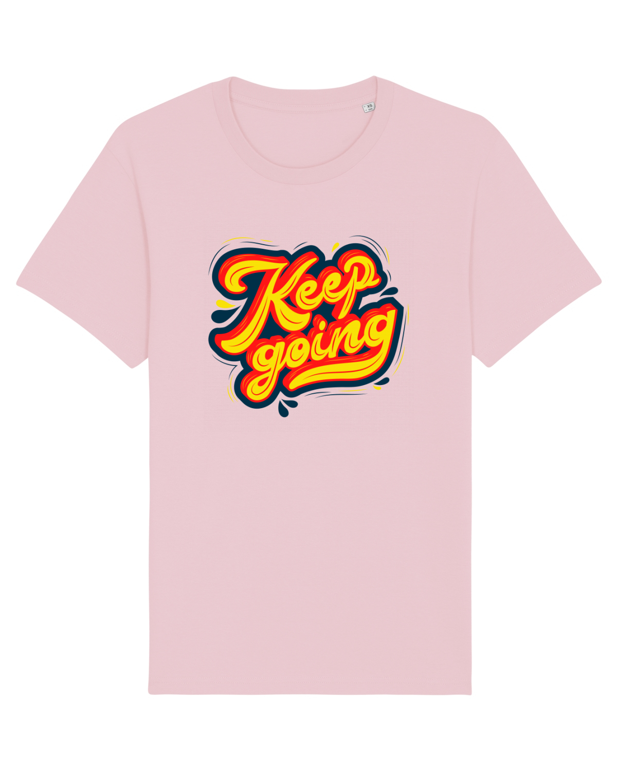 Tricou mânecă scurtă Unisex Rocker Cotton Pink
