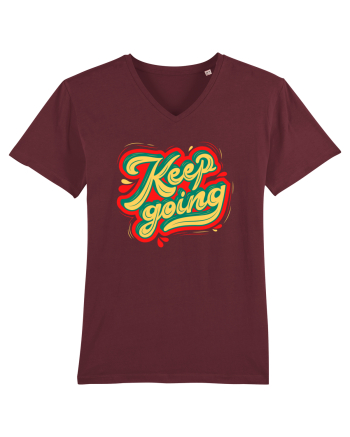 Keep Going Burgundy