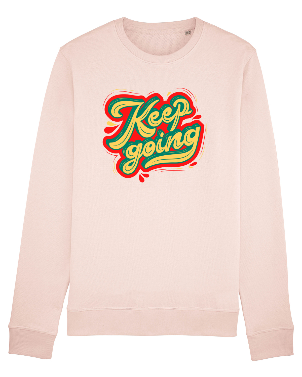 Bluză mânecă lungă Unisex Rise Candy Pink
