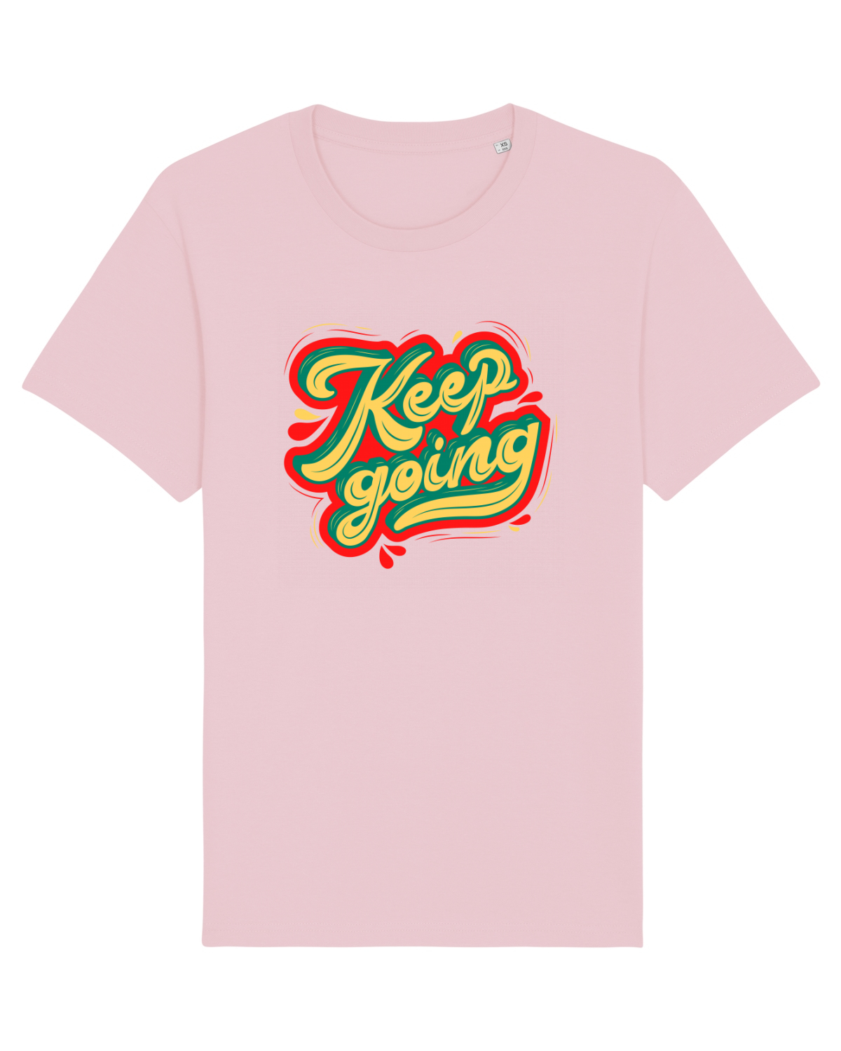 Tricou mânecă scurtă Unisex Rocker Cotton Pink