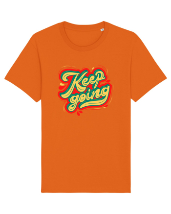 Keep Going Bright Orange