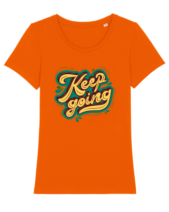 Keep Going Bright Orange