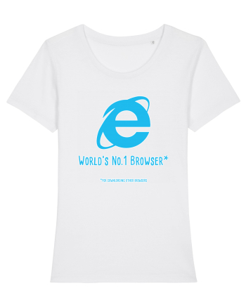 Internet Explorer - World No 1 Browser White