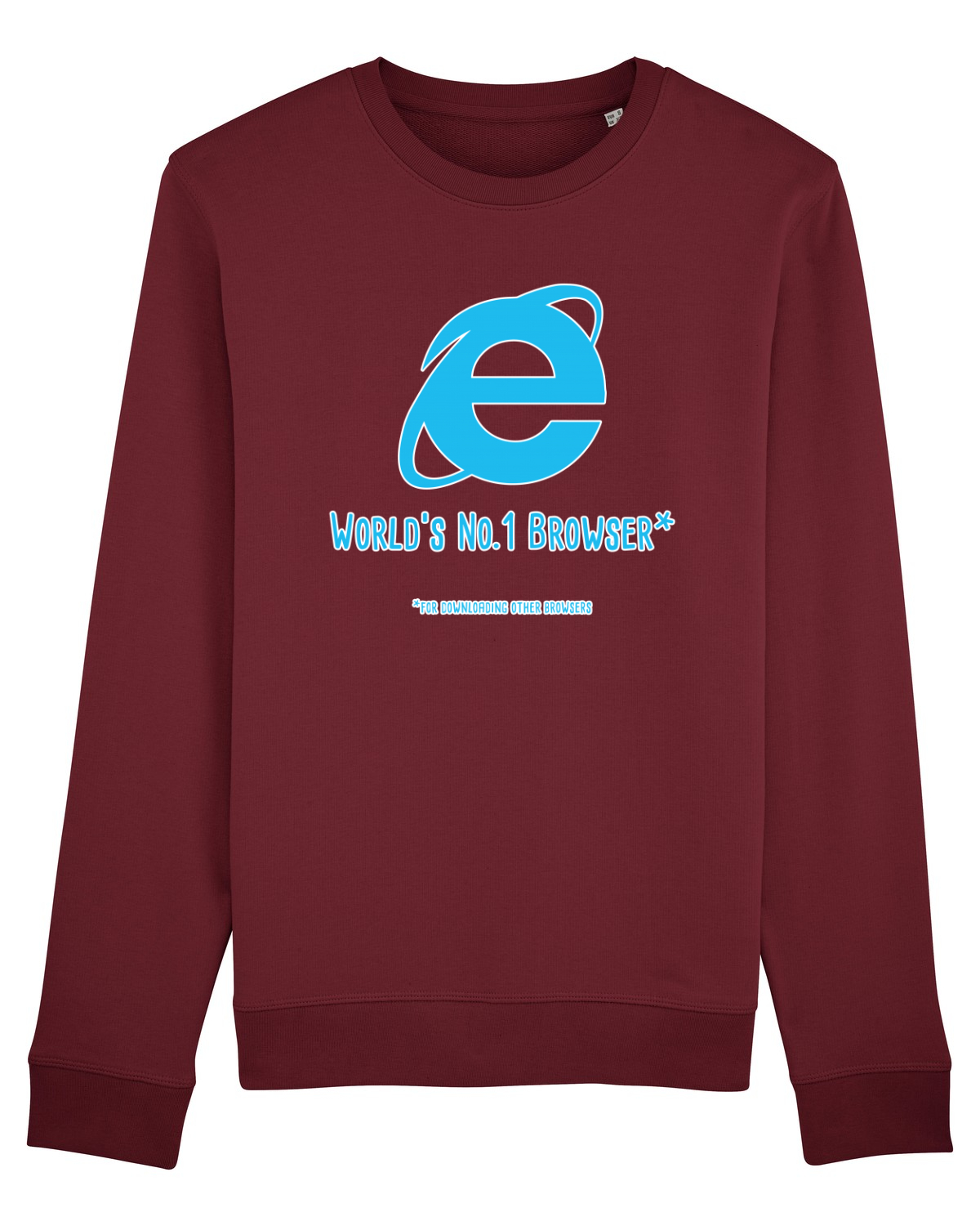 Bluză mânecă lungă Unisex Rise Burgundy