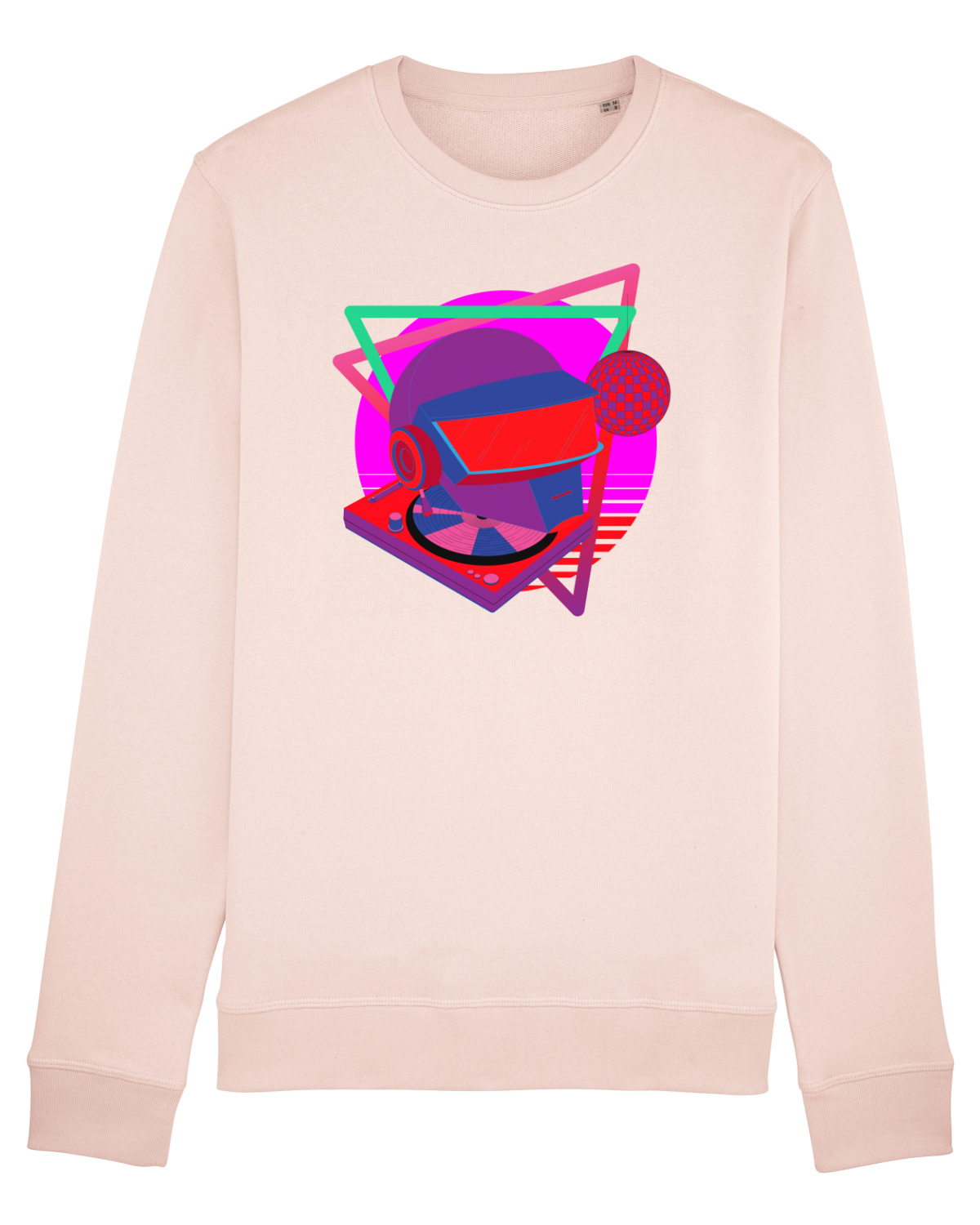 Bluză mânecă lungă Unisex Rise Candy Pink
