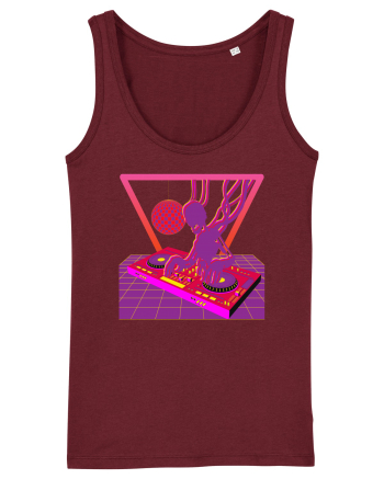 80'S Cyberpunk Dj Burgundy