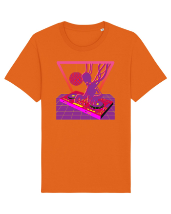 80'S Cyberpunk Dj Bright Orange