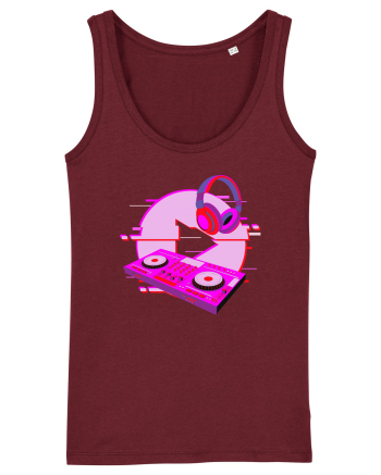80'S Cyberpunk Dj Burgundy