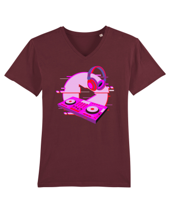 80'S Cyberpunk Dj Burgundy