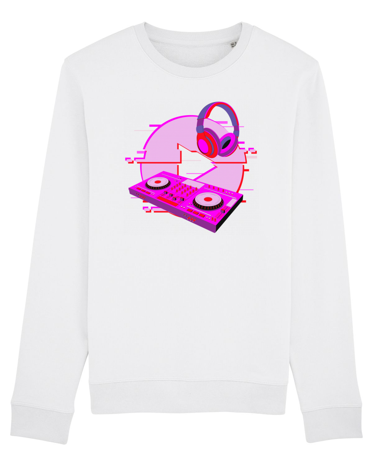 Bluză mânecă lungă Unisex Rise White