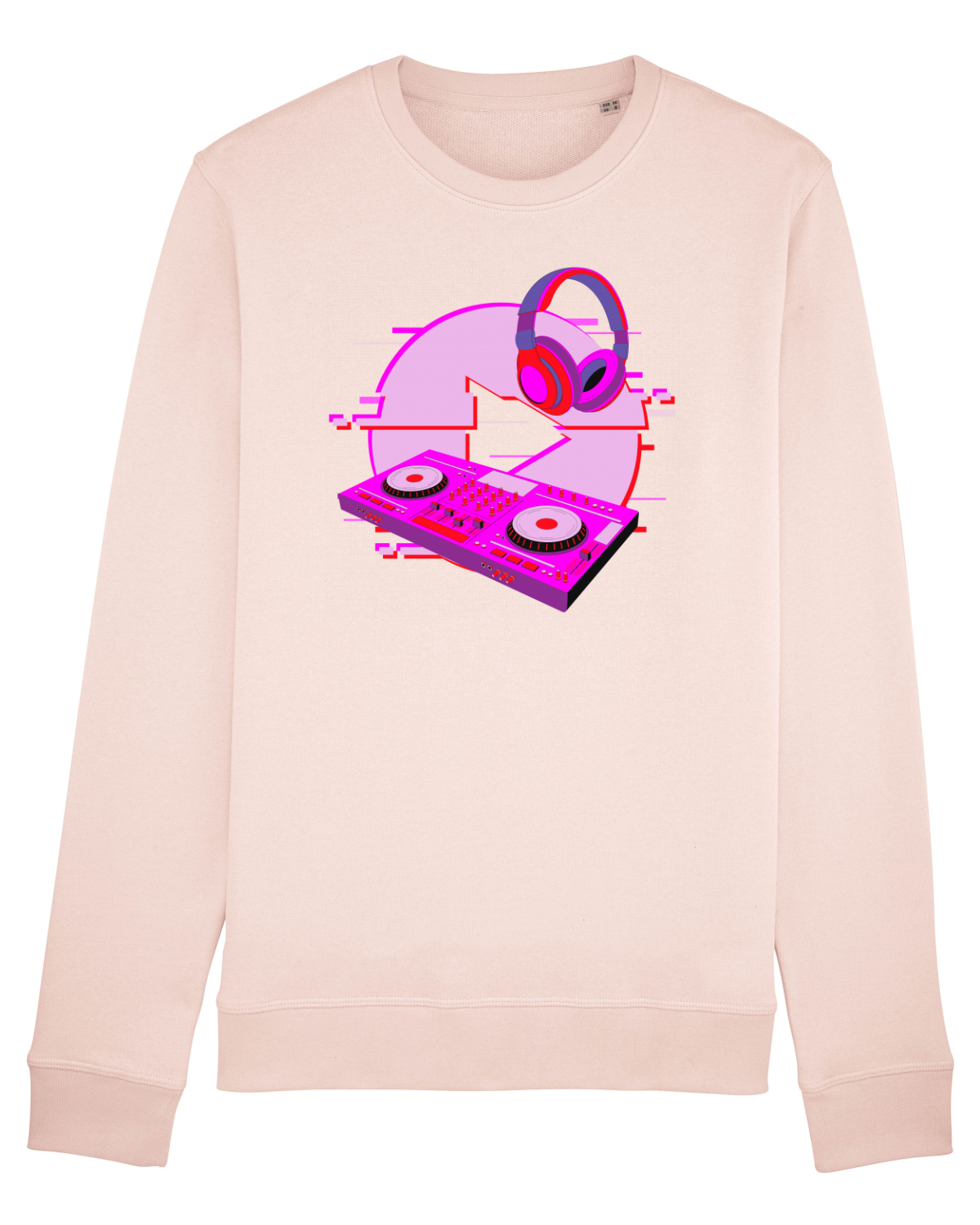Bluză mânecă lungă Unisex Rise Candy Pink