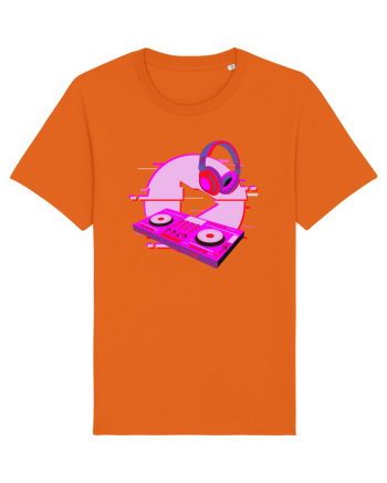 80'S Cyberpunk Dj Bright Orange
