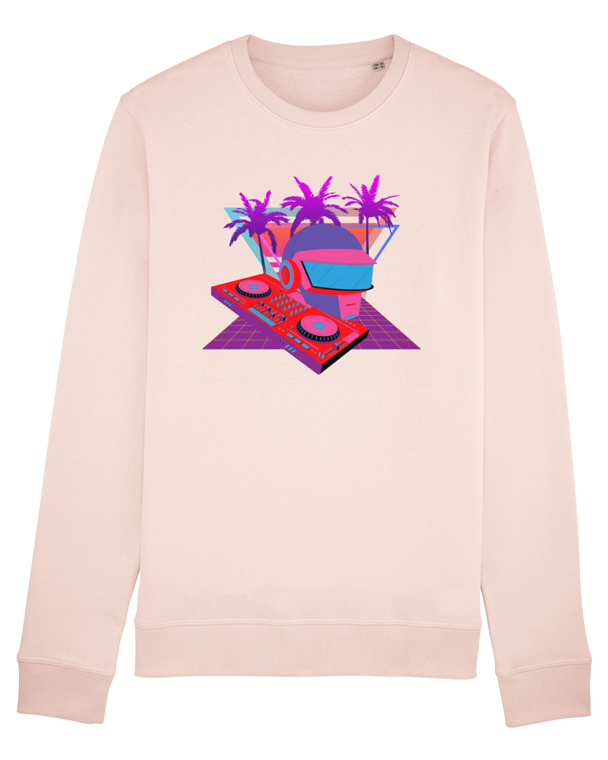Bluză mânecă lungă Unisex Rise Candy Pink
