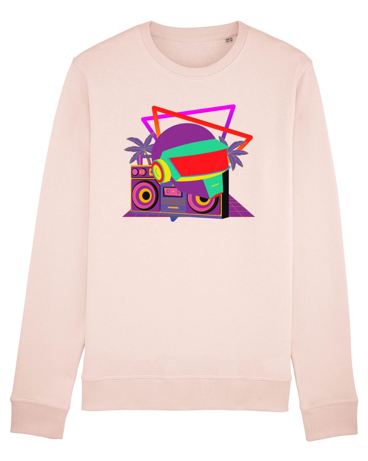 Bluză mânecă lungă Unisex Rise Candy Pink