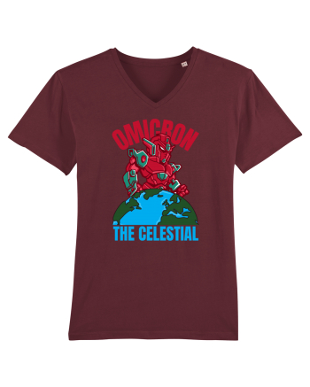Omicron Covid Variant Burgundy