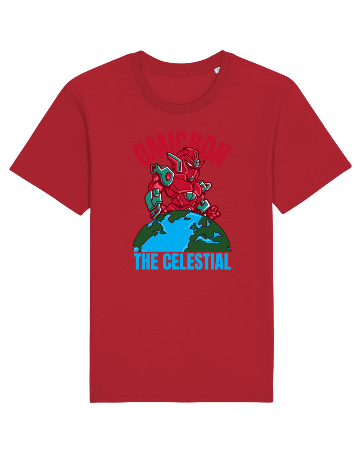 Tricou mânecă scurtă Unisex Rocker Red