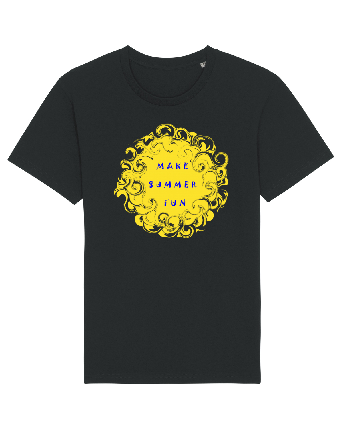 Tricou mânecă scurtă Unisex Rocker Black