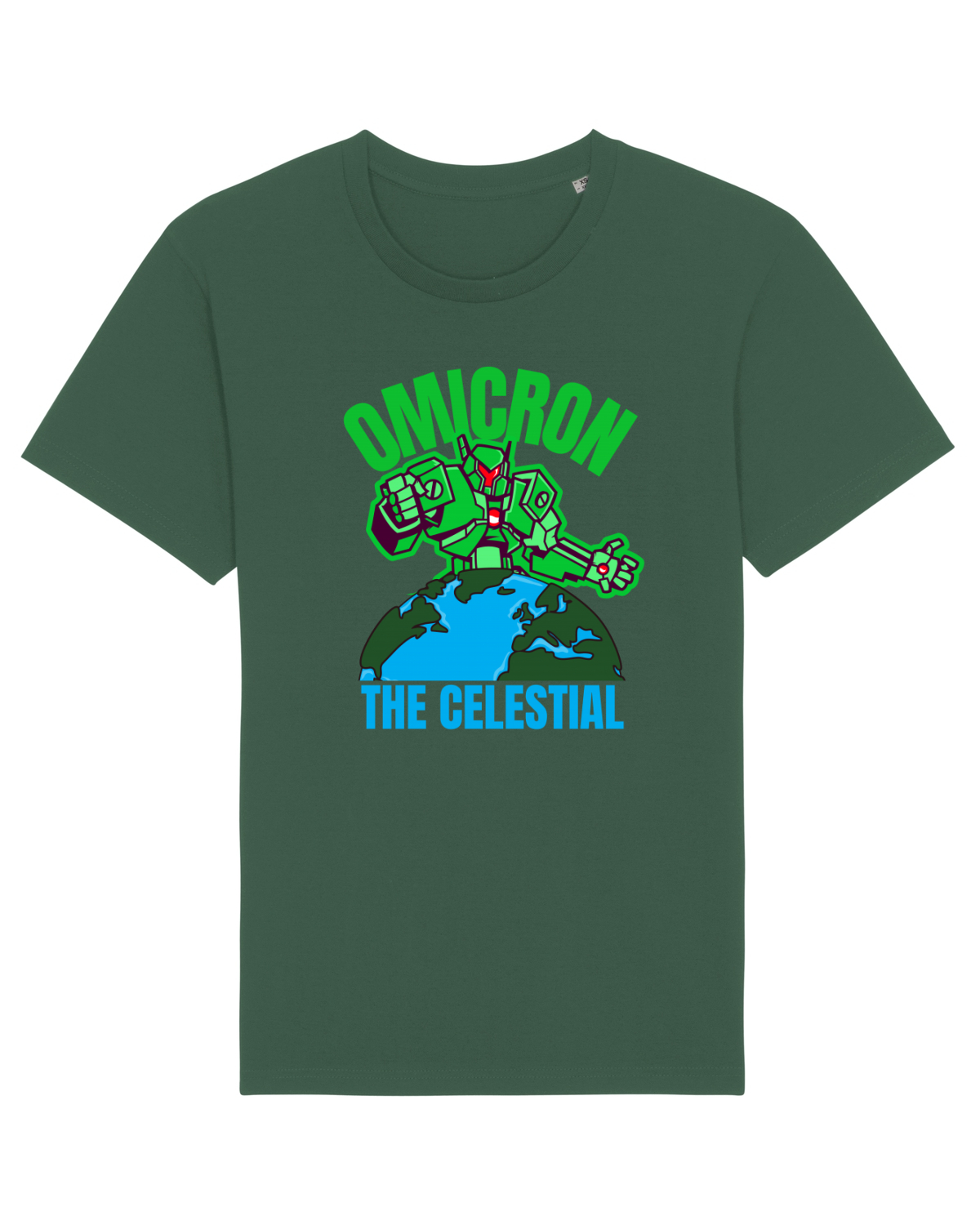 Tricou mânecă scurtă Unisex Rocker Bottle Green